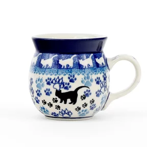 Kubek Ceramiczny 005 v-0,2l <br>1771X Czarny kot